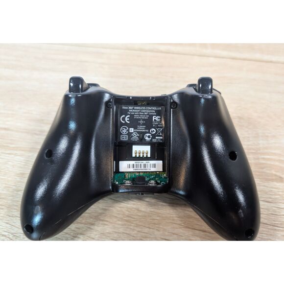 Microsoft Xbox 360 Wireless Controller - Black - Tested Working - Picture 5 of 6